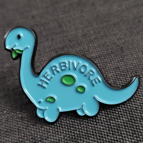 Dinosaur Herbivore Enamel Pin - Picture 9 of 10